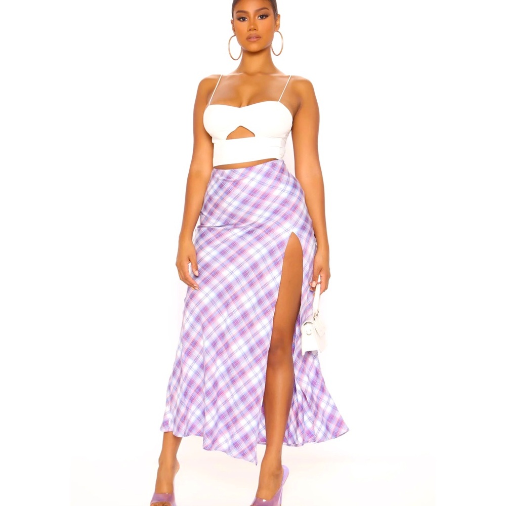Fashion Nova plaid skirt